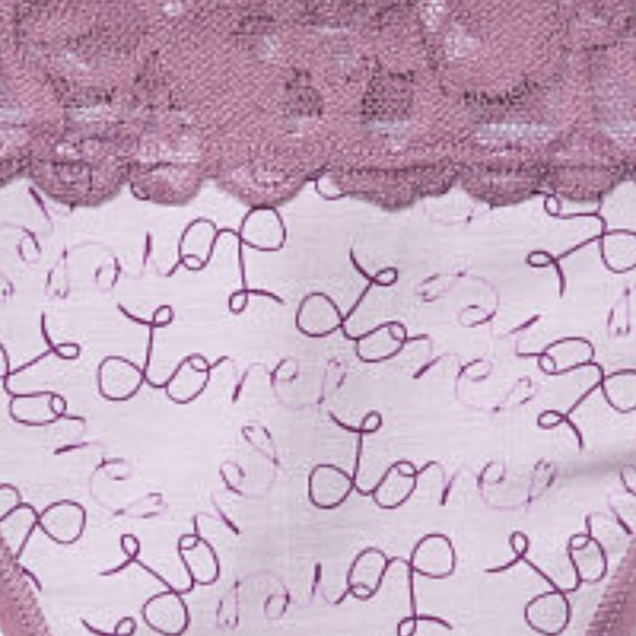 XL Love ❤️ VS Lace-Waist High-Leg Brief 💕 - Picture 11 of 16